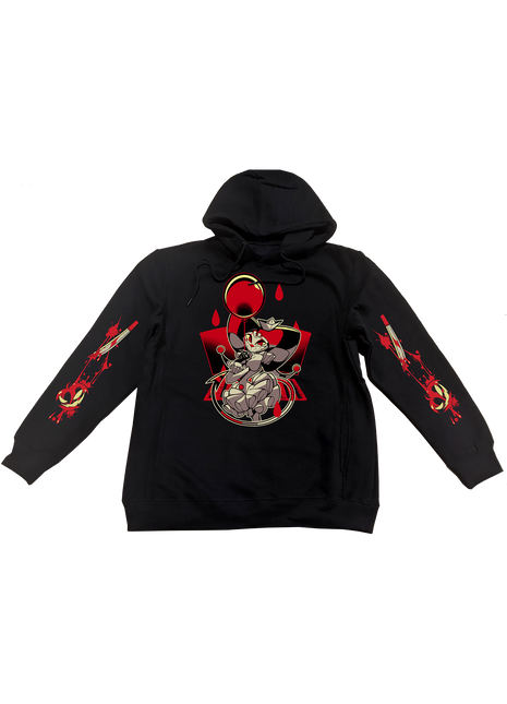Pullover Hoodie - Fizz Halloween Slasher w/Printed Sleeves *LAST CHANCE*