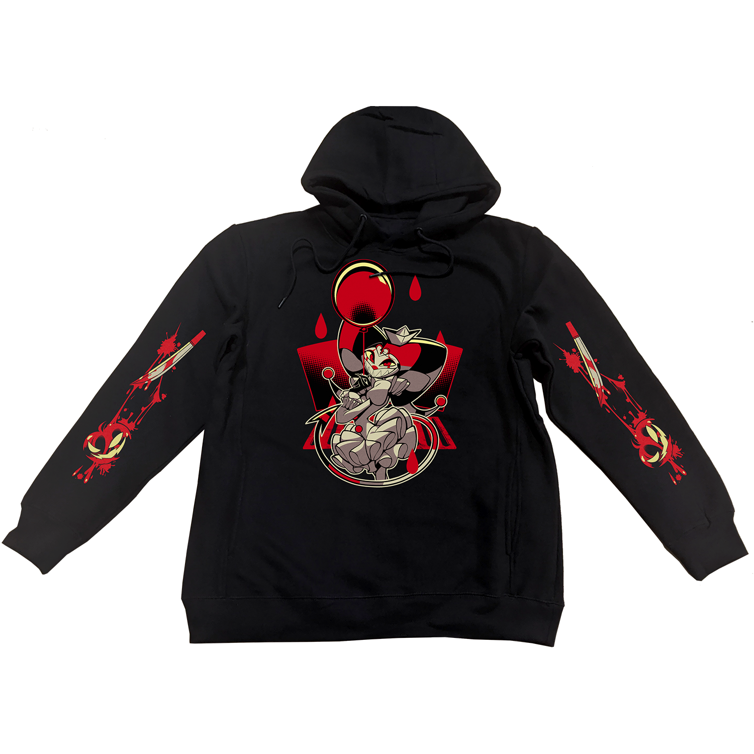 Pullover Hoodie - Fizz Halloween Slasher w/Printed Sleeves *LAST Pullover Hoodie - Fizz Halloween Slasher w/Printed Sleeves *LAST