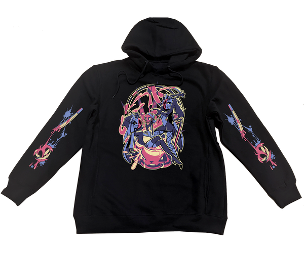 Pullover Hoodie - Glitz & Glam Halloween Slasher w/Printed