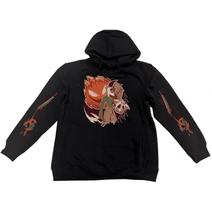 Pullover Hoodie - Loona Halloween Slasher w/Printed Sleeves *LAST CHANCE*