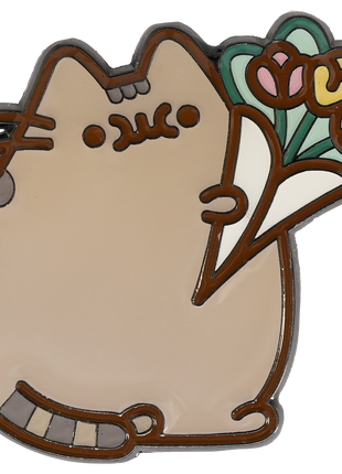 Pusheen Flowers - Pin *LAST CHANCE*