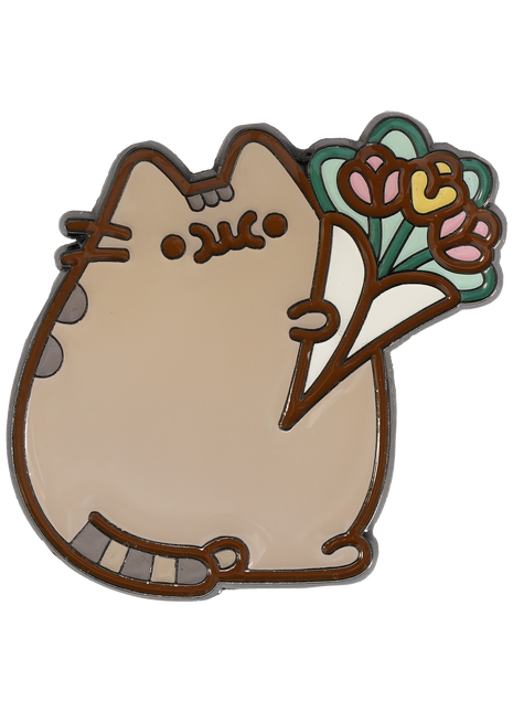 Pusheen Flowers - Pin *LAST CHANCE*