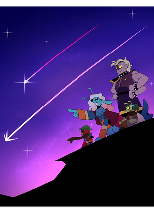 GDF Stargazing Poster Print