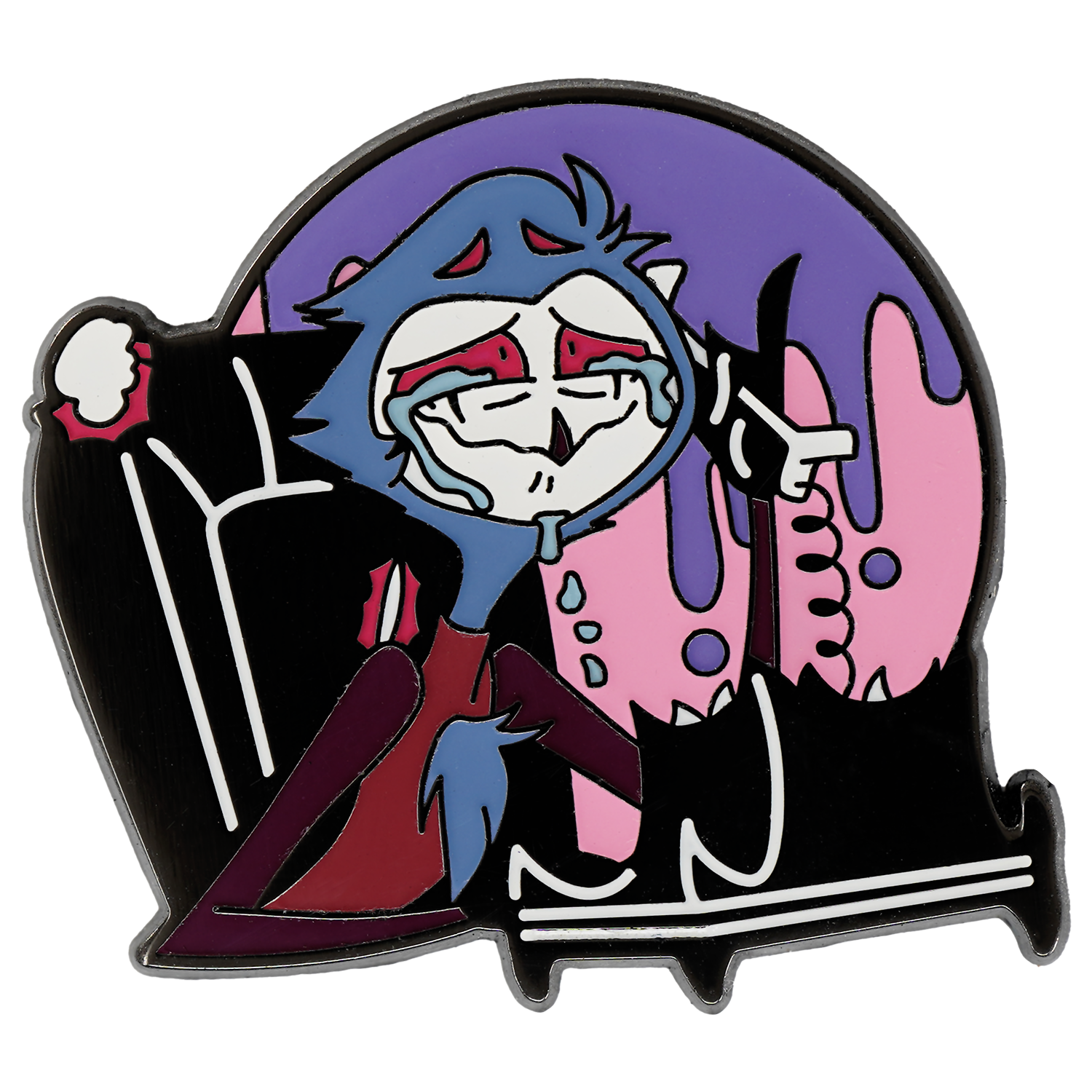 Receptionist Stolas - Enamel Pin – Shark Robot