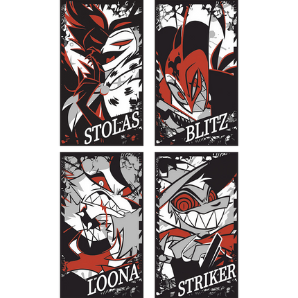 Metal Card Set Demon Series Wave 1 Red Variant *SALE*