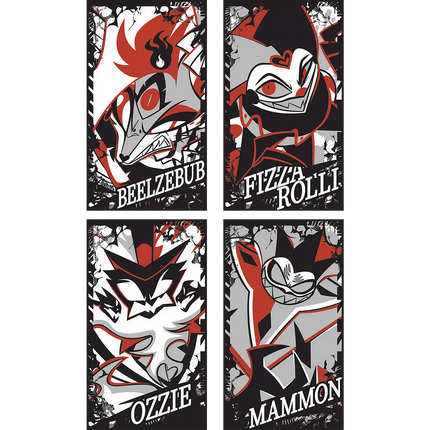 Metal Card Set Demon Series Wave 2 Red Variant *SALE*