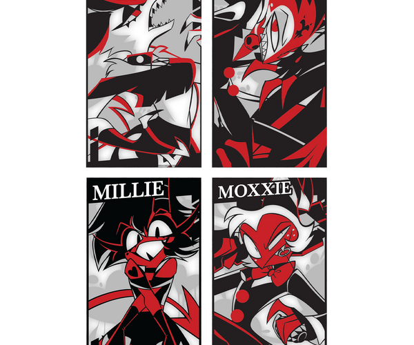 Helluva Boss Collectible Metal Cards - Series 2 - Wave 1 SILVER Helluva Boss Collectible Metal Cards - Series 2 - Wave 1 SILVER