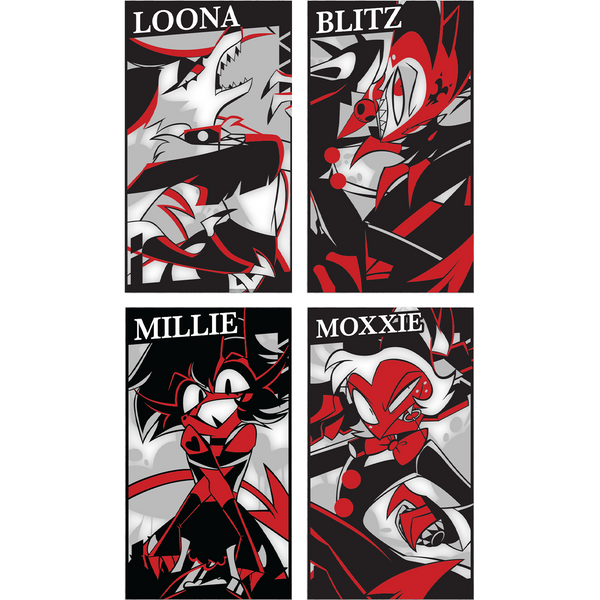 Helluva Boss Collectible Metal Cards - Series 2 - Wave 1 SILVER Helluva Boss Collectible Metal Cards - Series 2 - Wave 1 SILVER