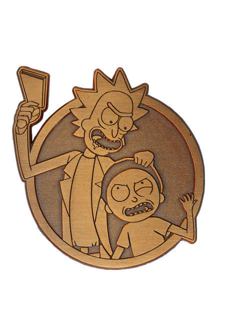 Rick and Morty Gold Noog Enamel Pin *LAST CHANCE*