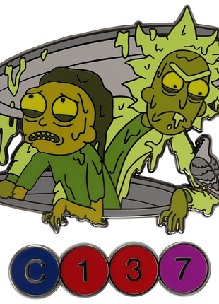Rick and Morty: NYC Sewer Pin Set *LAST CHANCE*
