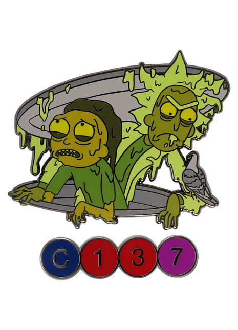 Rick and Morty: NYC Sewer Pin Set *LAST CHANCE*