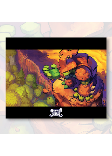 Rivals of Aether 2 - Kragg Poster Print