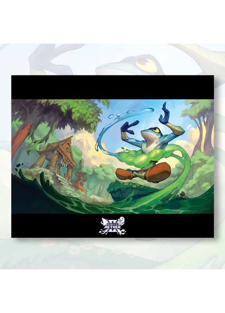 Rivals of Aether 2 - Ranno Poster Print