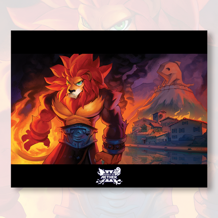 Rivals of Aether 2 - Zetterburn Poster