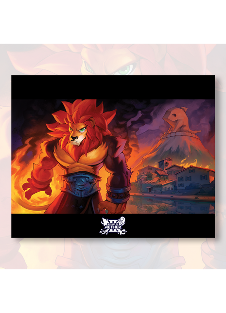 Rivals of Aether 2 - Zetterburn Poster Print