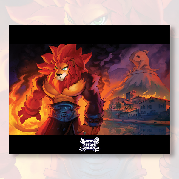 Rivals of Aether 2 - Zetterburn Poster Print – Shark Robot