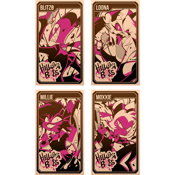 Helluva Boss Collectible Metal Cards - Series 1 Wave 1 - Rose Gold