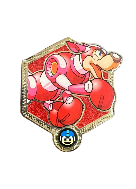 Golden Series 2: Rush - Mega Man Classic Pin