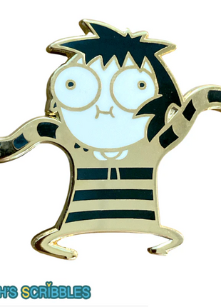 Golden Weirdo: Sarah's Scribbles Collectible Pin *LAST CHANCE*