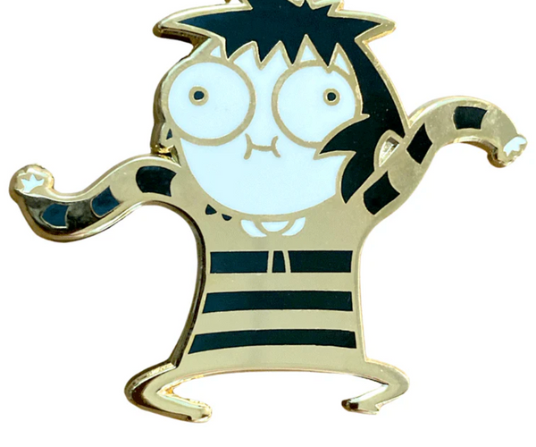 Golden Weirdo: Sarah's Scribbles Collectible Pin *LAST CHANCE