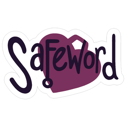 Safeword Logo  Sticker *LIMITED STOCK*