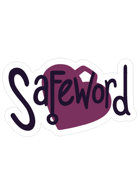 Safeword Logo  Sticker *LIMITED STOCK*