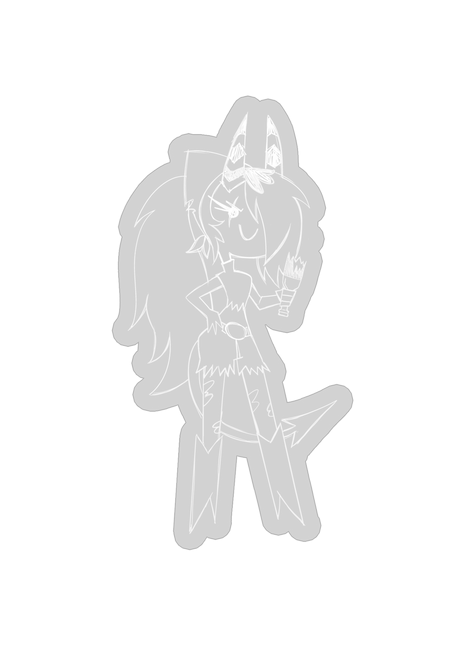 Sketchy Sallie May Car Decal *LIMITED STOCK*