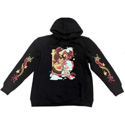 Pullover Hoodie - Sallie May - Cozy Winter w/Printed Sleeves *PRE-ORDER*