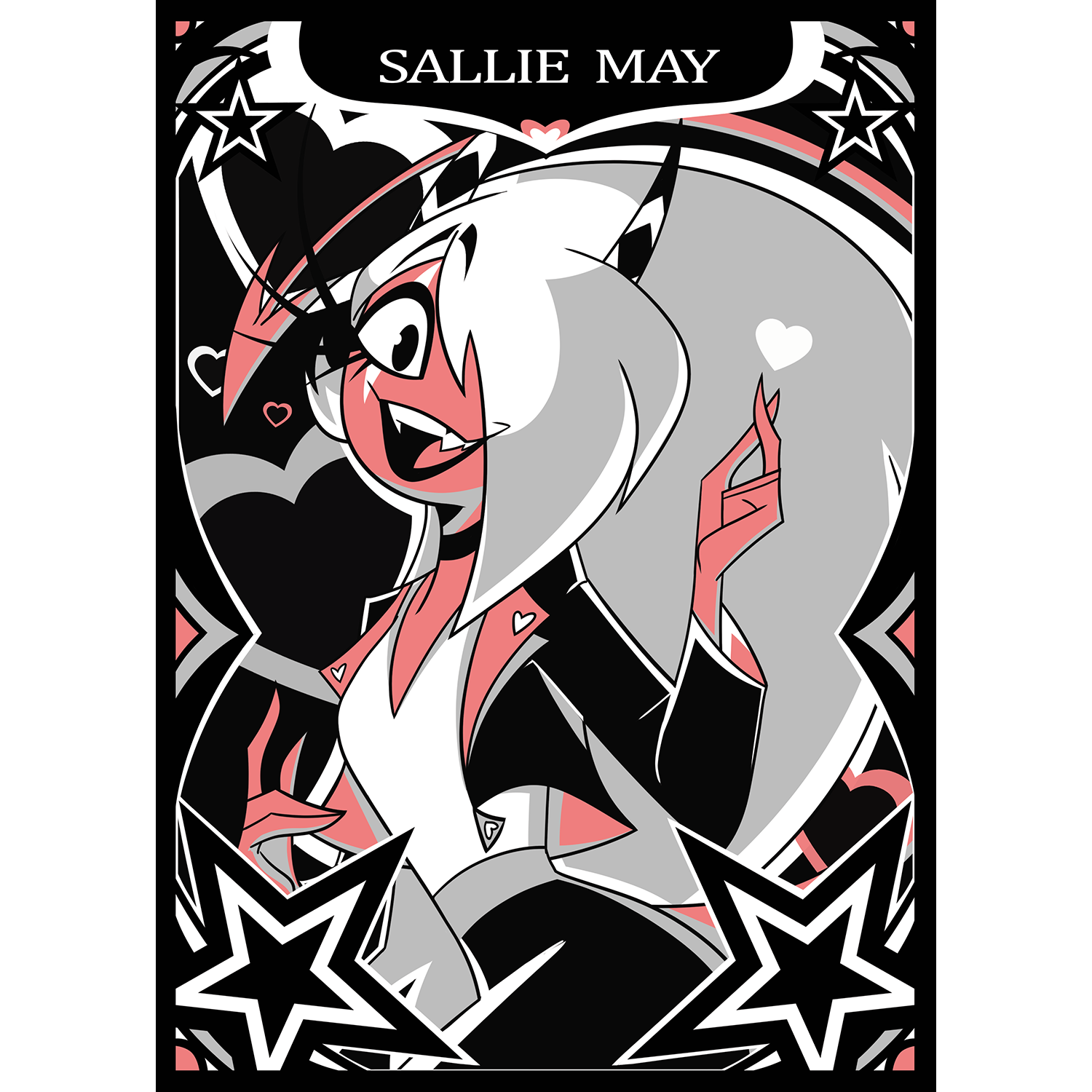 Helluva Boss Collectible Metal Cards Pride Wave 2 SALE Shark Robot helluva-boss-collectible-metal-cards-pride-wave-2-sale-shark-robot