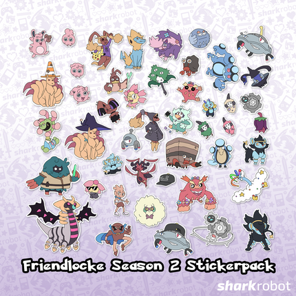 Friendlocke Season 2 Sticker Pack *PRE-ORDER*