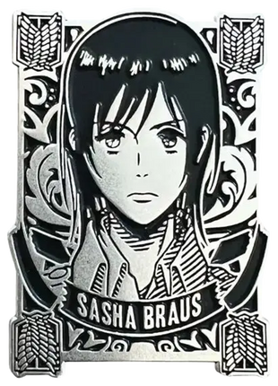 Attack on Titan Silver Badge Sasha Pin *LAST CHANCE*