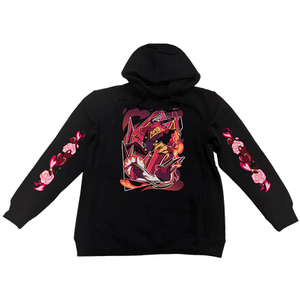 Pullover Hoodie - Satan Valentines 2025 Bonus Style w/Printed Sleeves *LAST CHANCE*