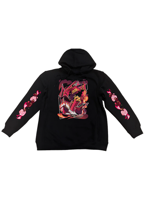 Pullover Hoodie - Satan Valentines 2025 Bonus Style w/Printed Sleeves *LAST CHANCE*