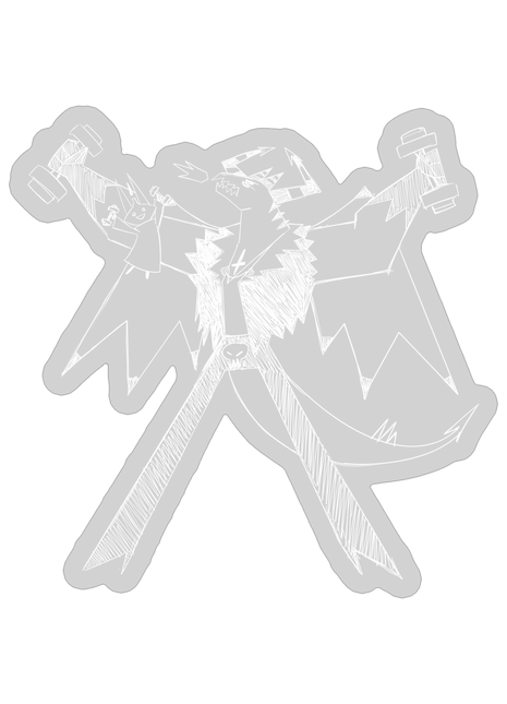 Sketchy Satan Car Decal *LIMITED STOCK*