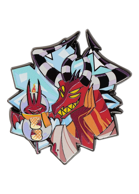 Satan - Cozy Winter - Enamel Pin *LIMITED STOCK*