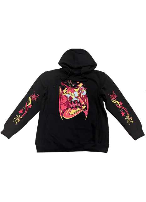 Pullover Hoodie - Satan - Cozy Winter w/Printed Sleeves *PRE-ORDER*