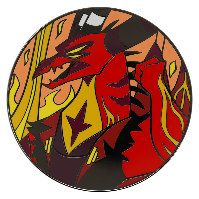 Satan - Oversize Enamel Pin – Shark Robot