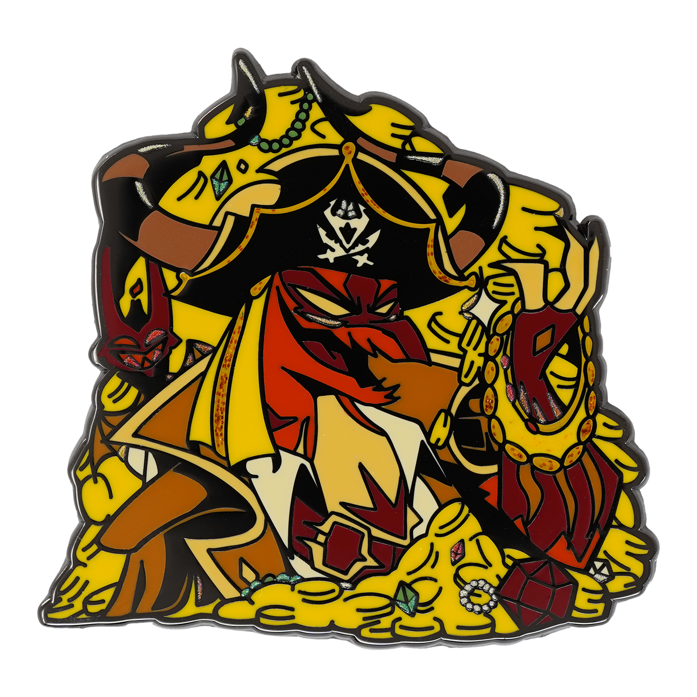 Satan - Pirate Enamel Pin – Shark Robot