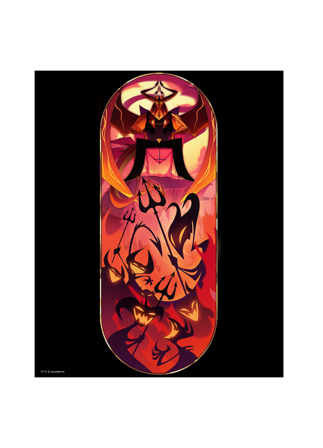Satan Wall Painting Poster Print *LIMITED RUN*