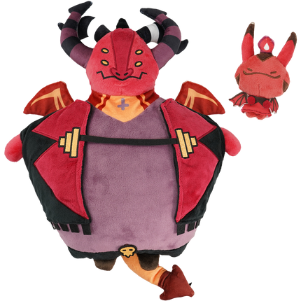 Satan Pillow Plush + Yogi Mini Plushie *LIMITED STOCK*