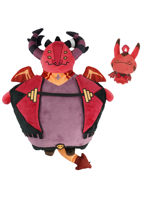 Satan Pillow Plush + Yogi Mini Plushie *LIMITED STOCK*