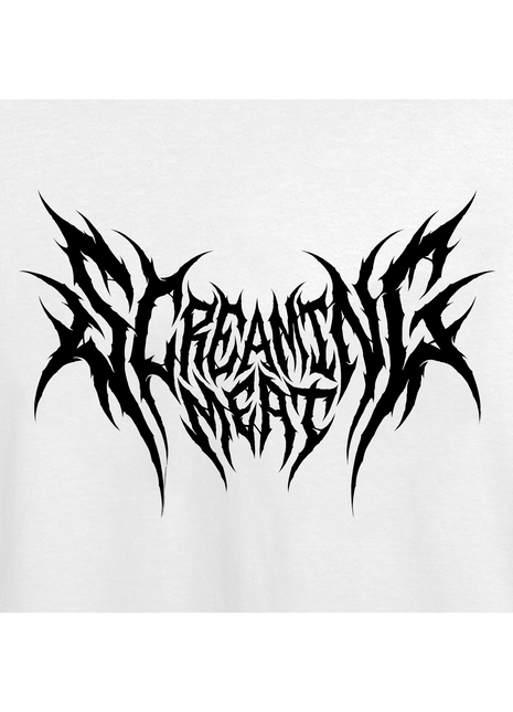 Screaming Meat Logo (White)