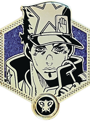 Jojo's Bizarre Adventure Pin: Stone Ocean Golden - Jotaro *LAST CHANCE*