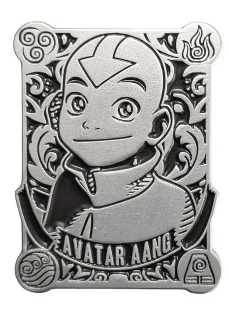 Avatar: The Last Airbender - Aang Silver Badge Pin *LAST CHANCE*