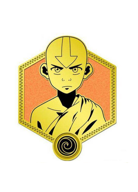 Avatar: The Last Airbender Enamel Gold Aang Pin *LAST CHANCE*