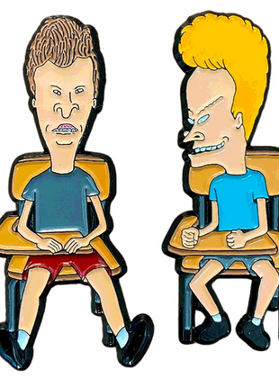 In Class - Beavis and Butt-Head Pin Set *LAST CHANCE*