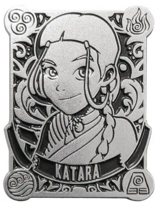 Avatar the Last Avatar Silver Badge Katara Pin *LAST CHANCE*
