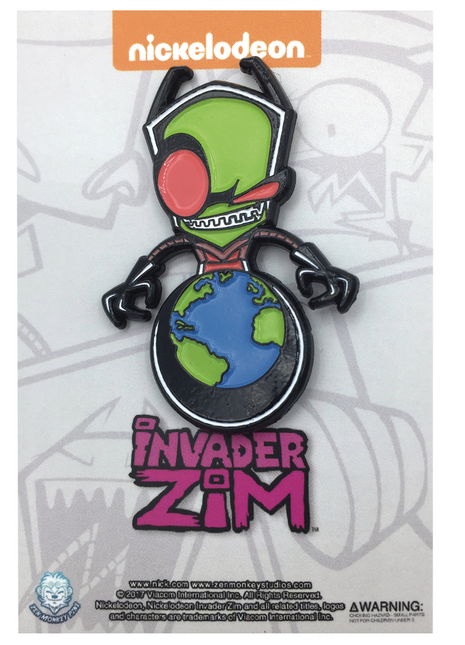 Invader Zim - Dominate Pin