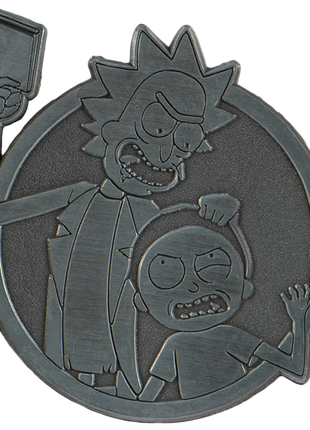 Rick and Morty: Rick and Morty (Silver) Pin *LAST CHANCE*