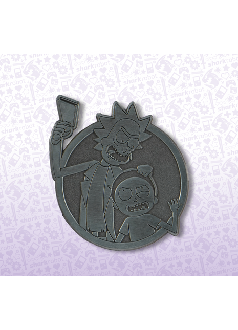 Rick and Morty: Rick and Morty (Silver) Pin *LAST CHANCE*